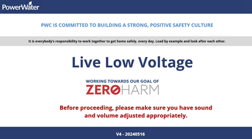 Live Low Voltage